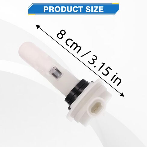 Washer Fluid Level Sensor, Replace 12494846, ES113372, 1814777, Compatible with Cadillac Escalade 2002-2003, GMC Sierra 1500 2000-2003, 2 Pins, 1 pc in Kuwait