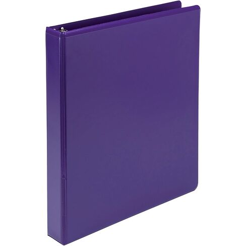 Samsill Plant-Based 1 Inch Durable Round Ring, View Binder, Eco-Friendly, USDA Certified Biobased, Single, Purple in Kuwait