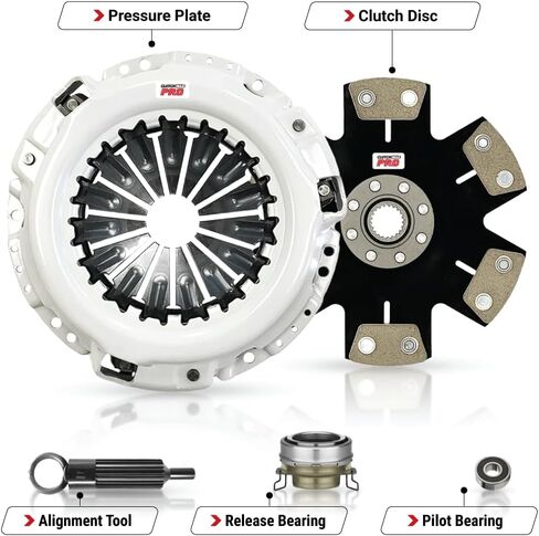 CMP Stage 4 Race Clutch Kit Fits Toyota 1996-2000 4Runner 1994-1998 T100 1995-2004 Tacoma 2.4L 2.7L DOHC 4cyl 4WD in Kuwait
