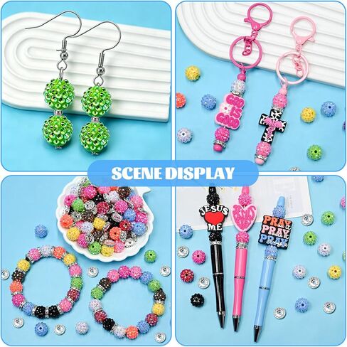 160 Pcs Jesus Pens Beadable Pens Ballpoint Faith Black Ink Pen Cute Writing Beaded Pen Kit Office Supply Bulk Gift Stationery Supplies for Christian in Saudi Arabia