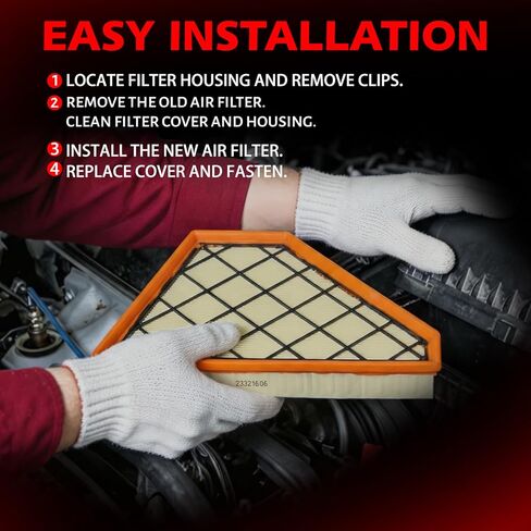 Engine Air Filter Kit OE A3212C & 23321606, Compatible with GMC Acadia (2017–2022), Buick Enclave (2018–2022), Chevy Traverse (2018–2022), Chevy Blazer (2019–2022), Cadillac XT5 (2017–2022) in Kuwait