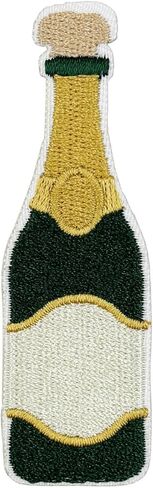 3'' Bubbly Bottle Drink Embroidered Iron on Patches in Kuwait