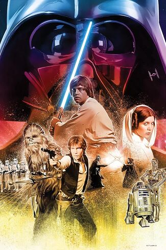 Prime 3D | Lucas | Star Wars | 300 Piece 3D Jigsaw Puzzle for Adults & Kids | Finished Size 12" x 18" | Challenging & Fun for Kids & Families | Immersive 3D Lenticular Effect in Saudi Arabia