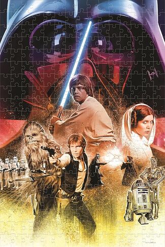 Prime 3D | Lucas | Star Wars | 300 Piece 3D Jigsaw Puzzle for Adults & Kids | Finished Size 12" x 18" | Challenging & Fun for Kids & Families | Immersive 3D Lenticular Effect in Saudi Arabia