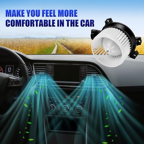 Front AC Heater Blower Motor with Fan Fits for 2015 2016 2017 2018 2019 Hyundai Sonata Replaces 700326 97113C2000 in Kuwait