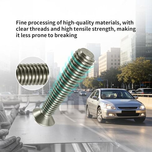 Door Latch Lock Mounting Screw Bolts 6x28 | OEM Part 93600-06028-0A | Compatible with Honda Accord (1986–2002), Civic (1984–2005), CR-V (1998–2006), and Acura MDX in Saudi Arabia