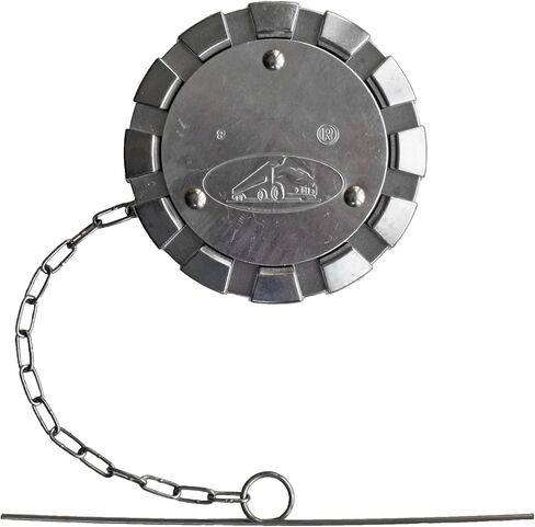 3 1/2" Nominal 8 TPI Non-Locking Aluminum Diesel Fuel Cap Fits Select Freightliner Peterbilt Western Star and Kenworth Fuel Tanks in Kuwait