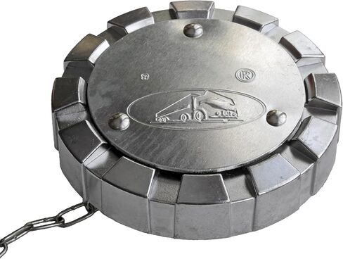 3 1/2" Nominal 8 TPI Non-Locking Aluminum Diesel Fuel Cap Fits Select Freightliner Peterbilt Western Star and Kenworth Fuel Tanks in Kuwait