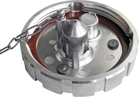 3 1/2" Nominal 8 TPI Non-Locking Aluminum Diesel Fuel Cap Fits Select Freightliner Peterbilt Western Star and Kenworth Fuel Tanks in Kuwait