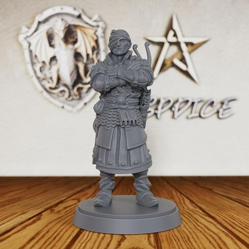 مصغر Elven Archer غير مطلي، DND Minis لألعاب تقمص الأدوار الخيالية على سطح الطاولة، شخصية لعب الأدوار TTRPG، ملحق RPG أساسي لأساتذة الزنزانات في صياغة معارك تحت عنوان Ranger- AS216 in Kuwait