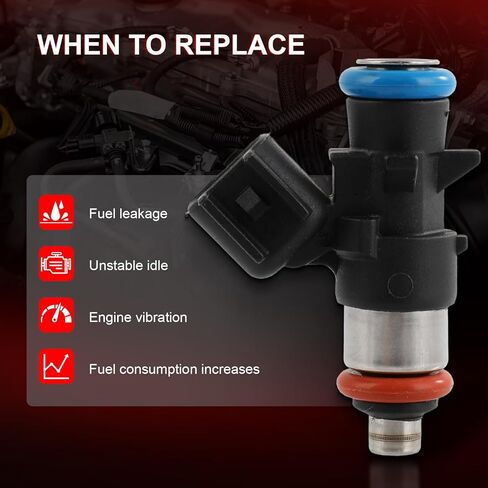 Fuel Injector Compatible with 2016-2017 for Dodge for Durango,2016-2017 for Jeep for Grand Cherokee Replace with FJ1509, 5281239AA, 0280158368 Set of 6Pcs in Saudi Arabia