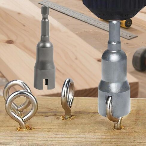 Power Wing Nut Driver Set,Wing Nut Drill Bit Socket Wrench Tool Set,1/4" Hex Shank for Panel Nuts,Screws Eye,Q-Hanger,C Hook Bolt in Kuwait