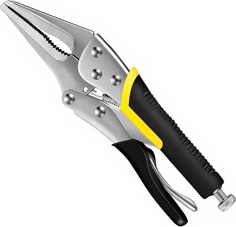Needle Nose Vice Grips 9 inch,Spring-Loaded,Anti-Rust,One-Handed Operation. in Saudi Arabia