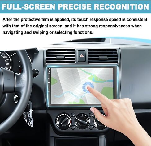 9 Inch HD Clear Anti-Scratch Waterproof Film Accessories for Car GPS Navigation Tempered Glass Screen Protector Screen Cover Universal for Cars in Saudi Arabia