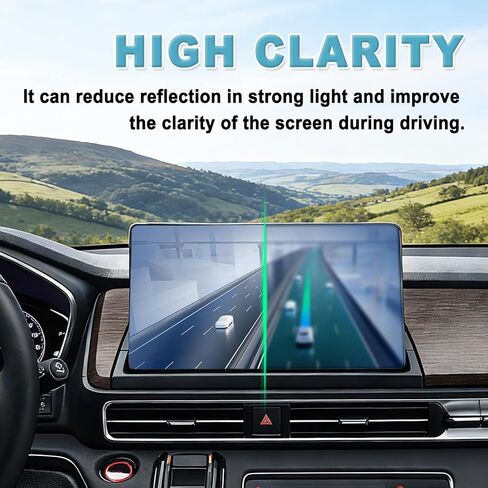 9 Inch HD Clear Anti-Scratch Waterproof Film Accessories for Car GPS Navigation Tempered Glass Screen Protector Screen Cover Universal for Cars in Saudi Arabia