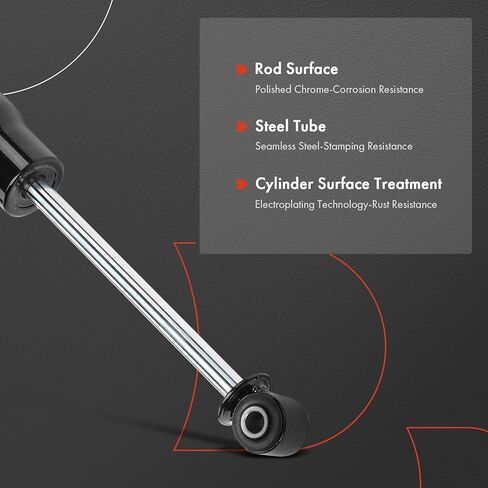 A-Premium Front Steering Damper Compatible with Jeep Wrangler 2018-2023, Gladiator 2020-2023 in Kuwait