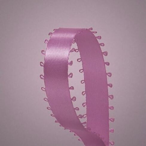 3/8" X 50 Yards Feather(Picot) Edge Double Faced Satin Ribbon Art & Sewing Wedding Party Favors (Royal) in Saudi Arabia