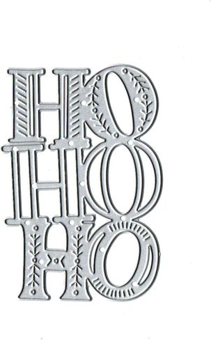 Merry Christmas Santa's HOHOHO Letter Metal Die Cuts,Spring Sunflower Frame Leaf Cutting Dies Cut Stencils for DIY Scrapbooking Album Decorative Embossing Paper Dies for Card Making in Saudi Arabia