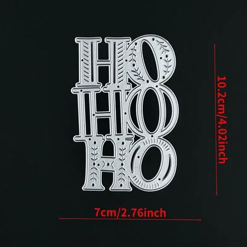 Merry Christmas Santa's HOHOHO Letter Metal Die Cuts,Spring Sunflower Frame Leaf Cutting Dies Cut Stencils for DIY Scrapbooking Album Decorative Embossing Paper Dies for Card Making in Saudi Arabia