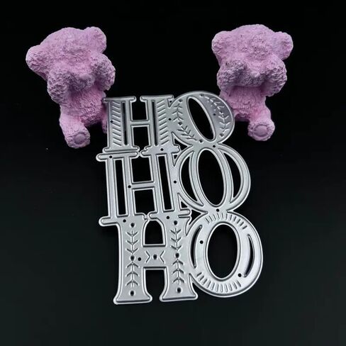 Merry Christmas Santa's HOHOHO Letter Metal Die Cuts,Spring Sunflower Frame Leaf Cutting Dies Cut Stencils for DIY Scrapbooking Album Decorative Embossing Paper Dies for Card Making in Saudi Arabia