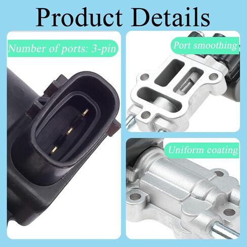 22270-0D040 Idle Air Control Valve IACV Compatible with 2002-2006 Corolla, 2003-2006 Matrix, 2003-2006 Vibe, Replace 222700D040 IAC Valve in Saudi Arabia