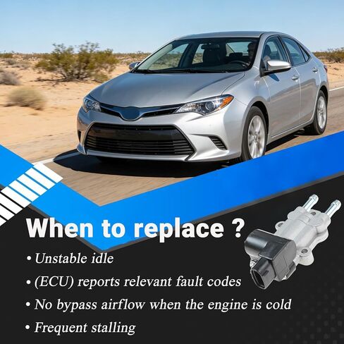 22270-0D040 Idle Air Control Valve IACV Compatible with 2002-2006 Corolla, 2003-2006 Matrix, 2003-2006 Vibe, Replace 222700D040 IAC Valve in Saudi Arabia