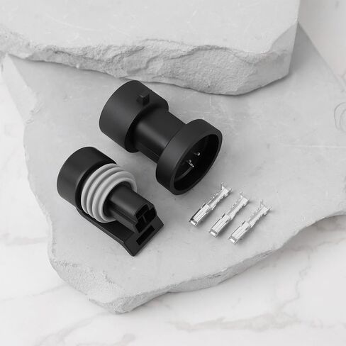 4pcs 3-Pin Male Female Oil Fuel Pressure Sensor Plug Connector 12110192 in Kuwait