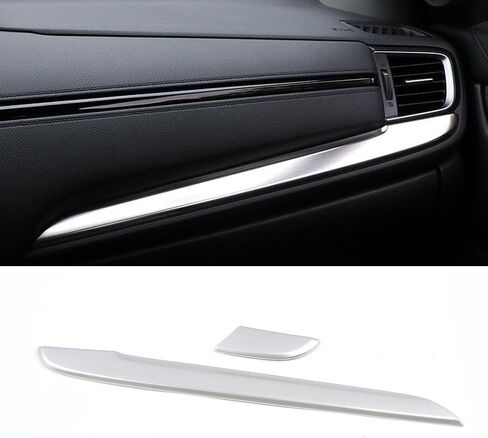 Car Accessories Fit for Honda CR-V CRV 2017-2022 Center Consoles Dash Board Panel Cover Trim Sticker Interior Decoration Mouldings (Carbon Fiber) ABS 2 PCS in Kuwait