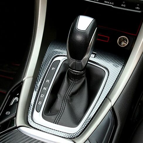 for Ford Fusion Mondveo 2013 2014 2015 2016 Carbon Fiber Style ABS Gear Shift Panel Cover Trim in Saudi Arabia