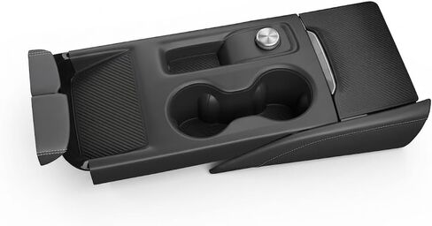 for Buick Envision Plus 2025 Accessories Interior Center Console Cover Silicone Protective Pad Gear Shift Panel Cup Holder Protective Sleeve Tray Wireless Charging, Black in Saudi Arabia