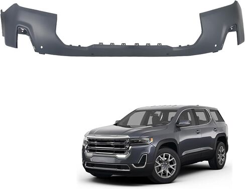 Front Upper Bumper Plastic Cover Replacement for 2020 2021 2022 Acadia 84779370 with Sensor Holes in Kuwait