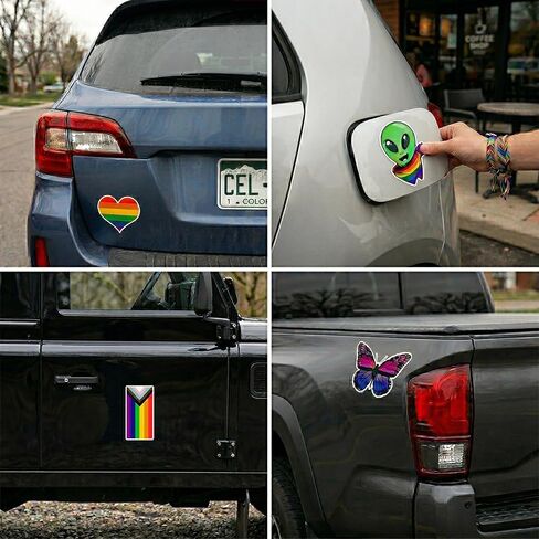 Funny Frog with Bisexual Pride Flag You'll Turn The Friggen Frogs Gay Meme LGBTQ Cartoon Style 5" Magnetic Bumper Sticker Car Magnet in Saudi Arabia
