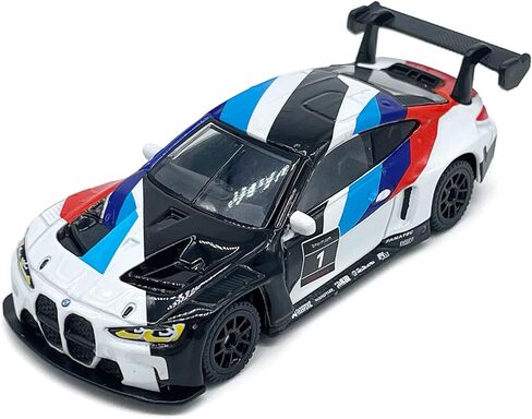 1:64 Scale 2022 M4 GT3 (F82) Model Car Sports GT Racing Diecast Toy Cars Alloy Children’s Die-cast Vehicles, Metal Chassis, Collection for Men, Toys for Boys Kids Gifts, Cake Topper, White in Saudi Arabia