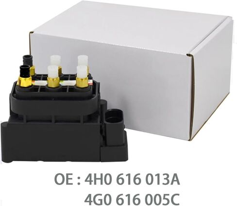 Compatible With Audi A6 C7 A7 Sportback A8 D4 Solenoid Valve 4H0616013 4H0616013B 3Y0616006 4H0616013A Air Suspension Solenoid Valve Block in Kuwait