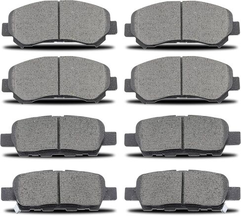 D905 D1374 Front & Rear Semi-metallic Brake Pads Set Compatible With Nissan Maxima 2009-2014 2016-2019 in Saudi Arabia