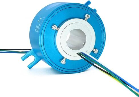 Slip Ring Hole Size 25.4mm OD 86mm with 6/12/18/24 Wires 10A Conductive Slip Ring(25.4X86mm12CH10A) in Saudi Arabia
