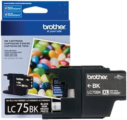 مجموعة خراطيش الحبر عالية الإنتاجية من Brother LC75 in Kuwait