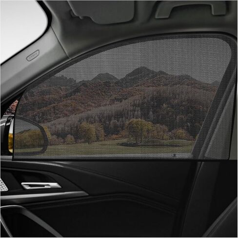 Car Window Shade, 25.6"×39.4" UV Protection Auto Sunroof Sunshade with Magnet, Breathable Mesh Vehicle Sunroof Shade Cover for UV Rays and Sun Glare, Car Accessories in Saudi Arabia