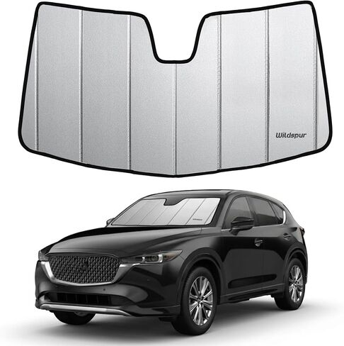 2017-2025 CX-5 Windshield Sun Shade for Mazda CX-5 2017 2018 2019 2020 2021 2022 2023 2024 2025 Automotive Car Front Window Sunscreen Sunshade in Saudi Arabia