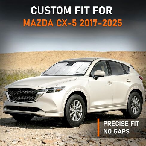 2017-2025 CX-5 Windshield Sun Shade for Mazda CX-5 2017 2018 2019 2020 2021 2022 2023 2024 2025 Automotive Car Front Window Sunscreen Sunshade in Saudi Arabia