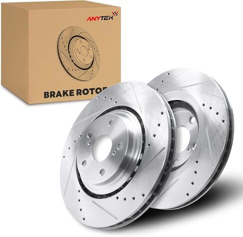 Rear Disc Brake Rotors for Hyundai Elantra Kona Veloster Venue 2011 2012 2013 2014 2015 2016 2017 2018 2019 2020 2021 2022 2023 for Kia Forte Forte5 Seltos Soul 2014-2023 Replace# 31603 in Saudi Arabia