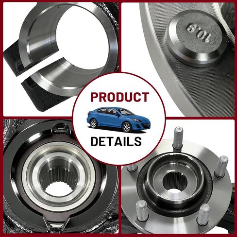 BBM2-33-021C Passenger Side Front Steering Knuckle Compatible with 2010 2011 2012 2013 Mazda 3 Replace# 686-380 BBM2-33-021 BBM233021 in Saudi Arabia