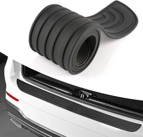 Rubber Protective Strips Car Rear Bumpers for Lincoln MKX 2007-2018, Abrasion Rubber Protection Strip for Trunk Door Entry Sill Guard in Saudi Arabia