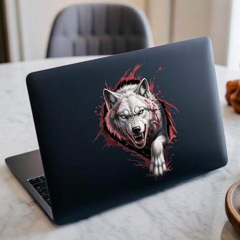 Wolf Claw Decal Fierce Wolf Paw Print Sticker, Waterproof Vinyl for Car, Truck, Laptop, Window, Motorcycle, Animal Lover Gift, Wild Art Decor 7 Inches in Saudi Arabia