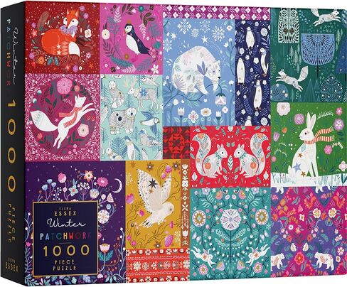 Elena Essex Puzzles for Adults - Rainbow Kingdom | 1000 Piece Puzzle | Jigsaw Puzzles 1000 Pieces | Pride Rainbow Animal Gradient Puzzle | Adult Puzzles Size 20 x 28 inches in Saudi Arabia
