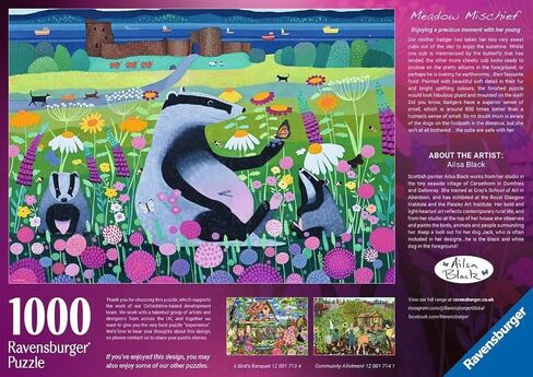 Ravensburger Meadow Mischief 1000 Piece Puzzle for Adults in Kuwait