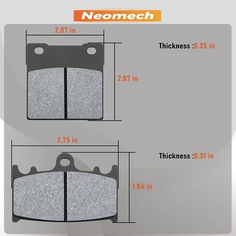 Front&Rear Brake Pads for Suzuki GSXR 600 GSXR600 1997-2003 GSXR 750 2000-2003 TL 1000 S 1997-2001 in Saudi Arabia