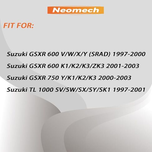 Front&Rear Brake Pads for Suzuki GSXR 600 GSXR600 1997-2003 GSXR 750 2000-2003 TL 1000 S 1997-2001 in Saudi Arabia