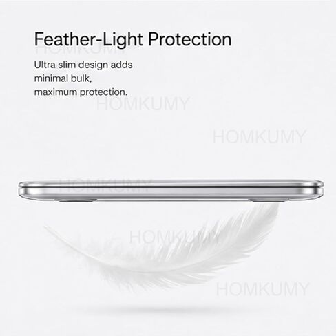 Compatible with MacBook Air 13 inch Case M5 2026-2022 M4 M3 M2 Chip A3449 A3240 A3113 A2681, Crystal Clear Hard Shell & Keyboard Cover & Screen Protector & Type-C for MacBook Air 13.6, Transparent in Saudi Arabia
