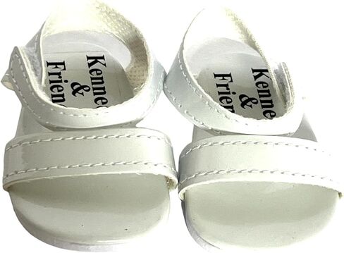MBD 18 Inch Doll Sandals for Kennedy and Friends Dolls and Other 18 Inch Dolls (White) in Saudi Arabia